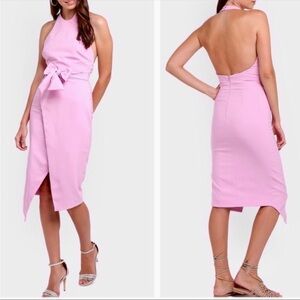 Finders Keepers Essie Mauve Pink Dress